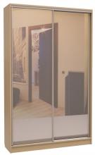 Фото Двухдверный купейный шифоньер Ника Лего 1510 - 1600 большие зеркала