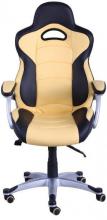 Фото Компьютерное кресло AMF Форсаж 1 жёлто-черное