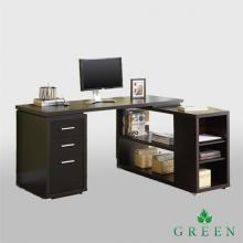 Купить Компьютерный стол с выдвижными ящиками и полками Green Fashion ФК - 210