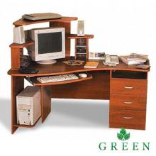 Купить Компьютерный стол Green КСУ - 005Н с надставкой