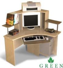 Купить Компьютерный стол Green КСУ - 121Н с надставкой